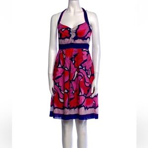 Nicole Miller Printed Mini Dress Size 10